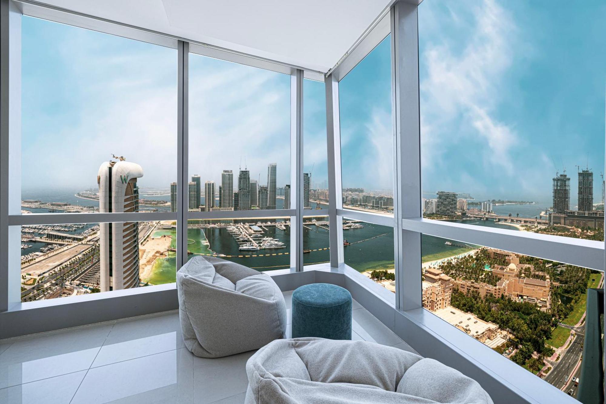 Capsule Experience Duplex - Panoramic Sea View - Nowmade La Marina Albergue Dubái Exterior foto